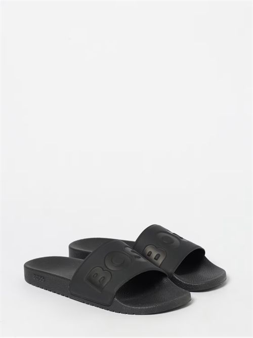 Ciabatta uomo nera BOSS | ARYEH_SLID001-50536835